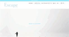 Desktop Screenshot of escapeclothing.co.nz